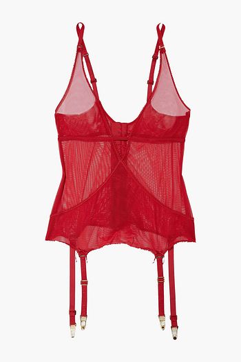 LA PERLA Cutout embellished mesh camisole