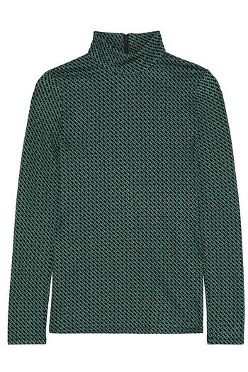 DIANE VON FURSTENBERG Kasen jacquard-knit turtleneck top