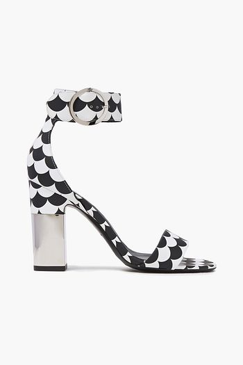 ROGER VIVIER Printed leather sandals
