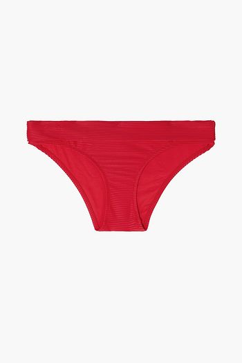 HEIDI KLEIN Puglia ribbed fold-over bikini briefs