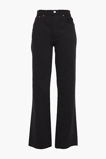 RE/DONE High-rise straight-leg jeans