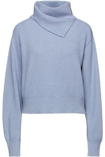 BRUNELLO CUCINELLI Bead-embellished ribbed cashmere turtleneck sweater
