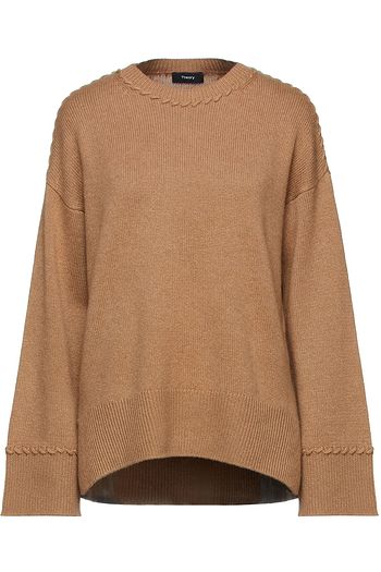 THEORY Whipstitched cashmere sweater