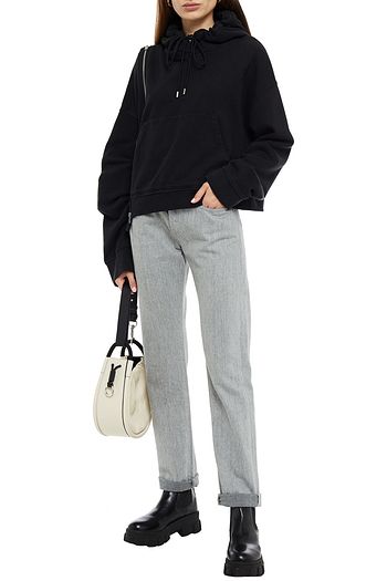 MAISON MARGIELA Zip-detailed French cotton-terry hoodie