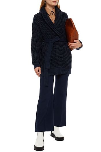 BRUNELLO CUCINELLI Cardigan aus Metallic-Rippstrick