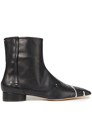 MAISON MARGIELA Ankle Boots aus bemaltem Leder