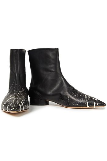 MAISON MARGIELA Ankle Boots aus bemaltem Leder