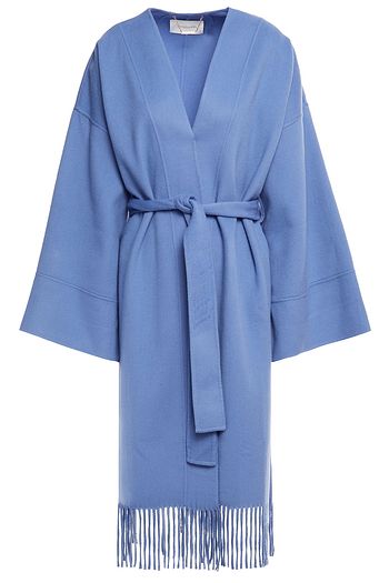 ZIMMERMANN Fringed wool-felt kimono