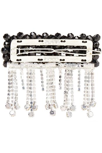 SHRIMPS Penelope fringed embellished hair slide