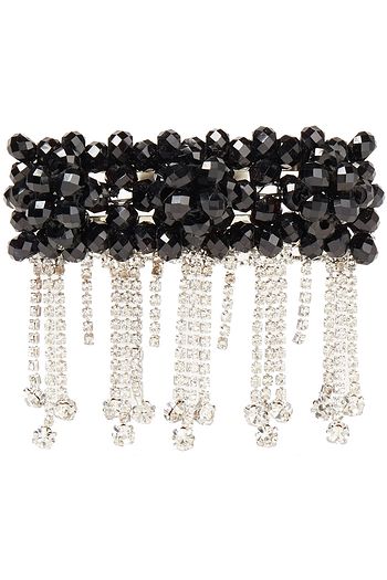 SHRIMPS Penelope fringed embellished hair slide
