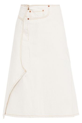 MAISON MARGIELA Denim wrap skirt