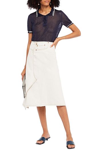 MAISON MARGIELA Denim wrap skirt