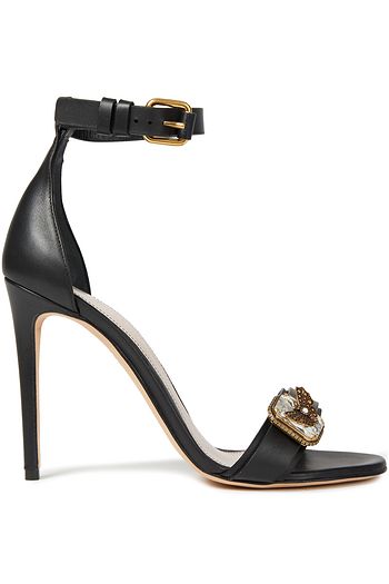 ALEXANDER MCQUEEN Embellished leather sandals