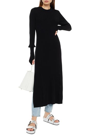MAISON MARGIELA Cutout ribbed wool top