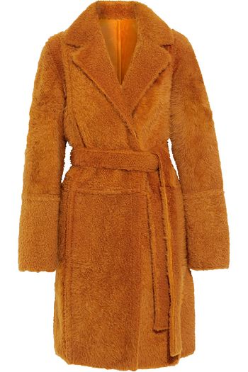 YVES SALOMON Reversible belted shearling coat