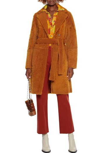 YVES SALOMON Reversible belted shearling coat