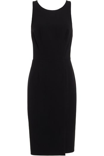 GIVENCHY Wrap-effect wool-crepe dress