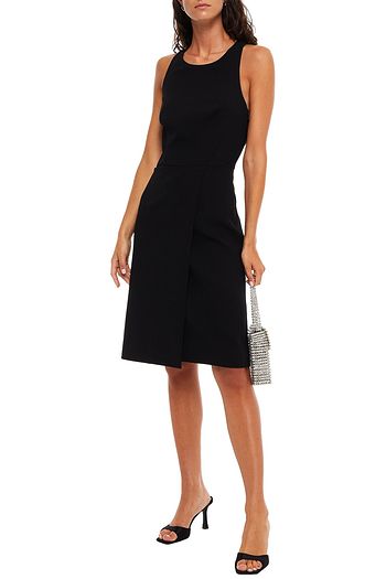 GIVENCHY Wrap-effect wool-crepe dress