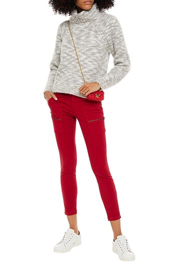 JOIE Kaine intarsia-knit turtleneck sweater