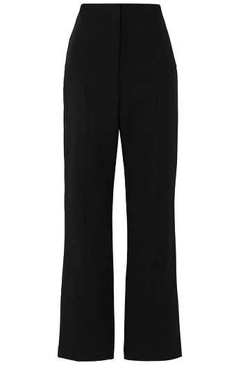 PARIS GEORGIA Paneled crepe bootcut pants