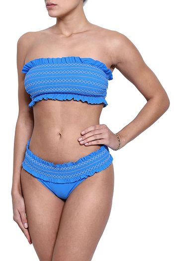 TORY BURCH Bikini-Höschen mit Raffung
