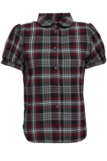 SHRIMPS Eugenie checked jacquard shirt