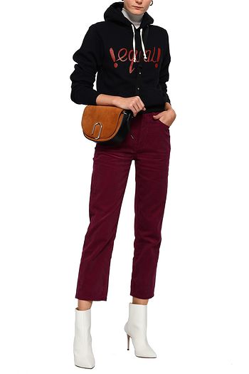 RE/DONE Cropped cotton-corduroy straight-leg pants