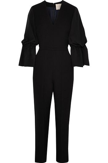 ROKSANDA Margot fluted crepe jumpsuit
