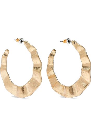 KENNETH JAY LANE Gold-tone hoop earrings