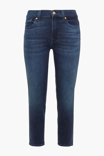 7 FOR ALL MANKIND Roxanne mid-rise slim-leg jeans