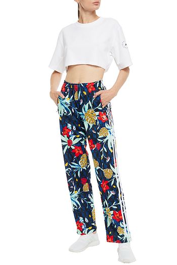 ADIDAS ORIGINALS Printed jersey track pants