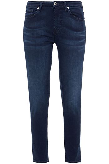 7 FOR ALL MANKIND Pyper embellished low-rise slim-leg jeans