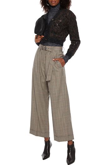 BRUNELLO CUCINELLI Cropped sequin-embellished mohair-blend cardigan