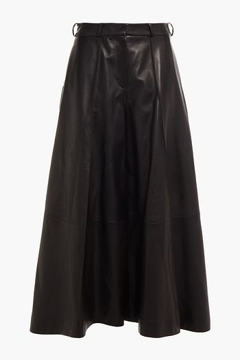 KHAITE Selma leather culottes