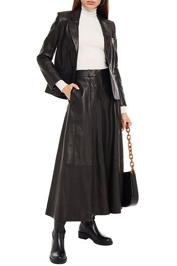 KHAITE Selma leather culottes