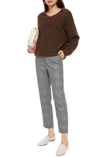 BRUNELLO CUCINELLI Pullover aus Rippstrick mit Metallic-Effekt