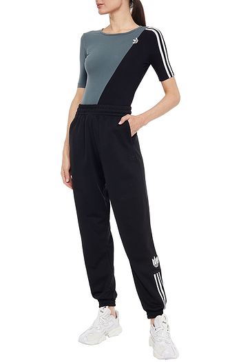 ADIDAS ORIGINALS Printed stretch-jersey track pants