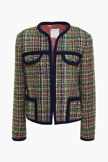 SANDRO Jolaine bouclé-tweed jacket