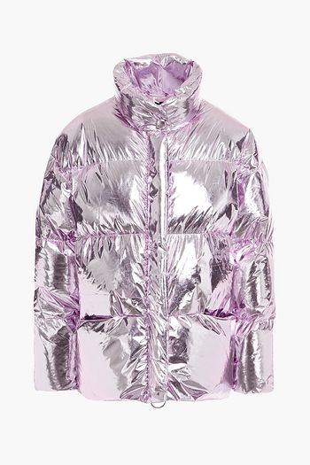 IENKI IENKI Quilted foiled shell down jacket
