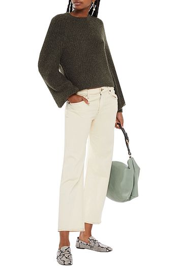 ULLA JOHNSON Annine Pullover aus einer Alpakamischung