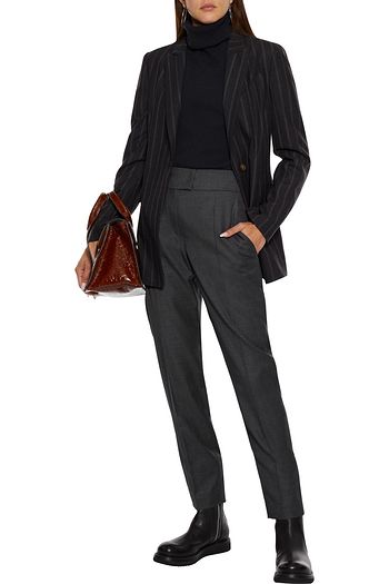 BRUNELLO CUCINELLI Wool slim-leg pants