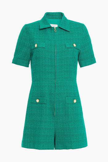 SANDRO Jacky tweed playsuit