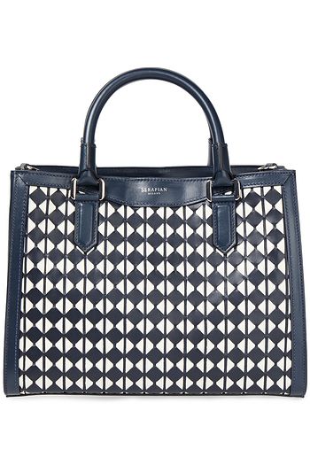 SERAPIAN Mosaico leather tote