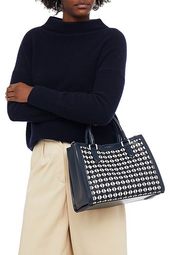 SERAPIAN Mosaico leather tote