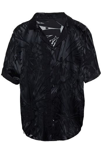 SAINT LAURENT Burnout satin shirt