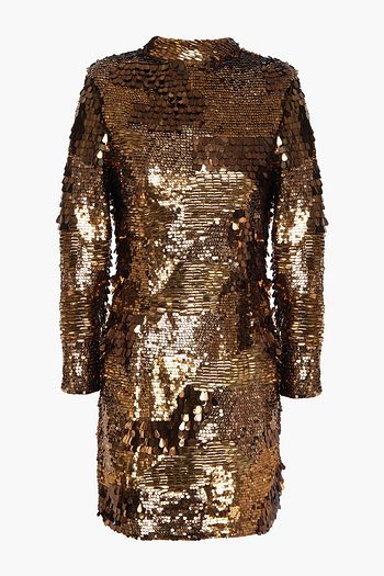 RETROFÊTE Sequined tulle mini dress