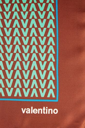 VALENTINO GARAVANI Printed silk-twill scarf