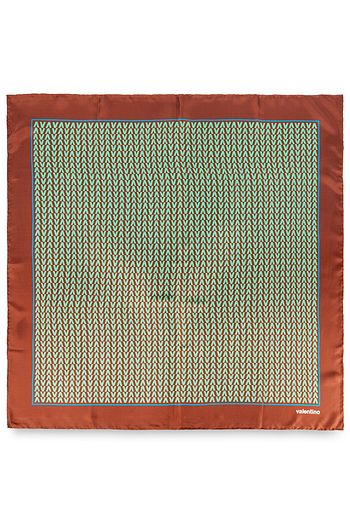VALENTINO GARAVANI Printed silk-twill scarf