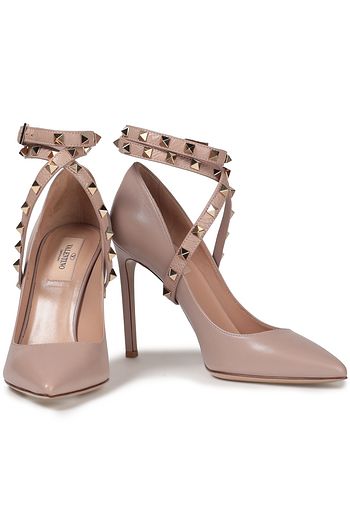 VALENTINO GARAVANI Rockstud Pumps aus Leder