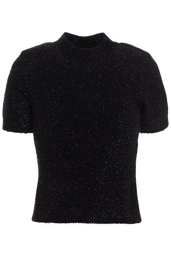 SANDRO Steve Tinsel top